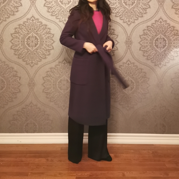 Jigsaw wool wrap coat - Picture 6 of 15